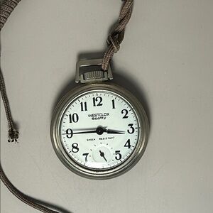 Vintage Westclox Scotty Mechanical, Manual-winding Pocket Watch